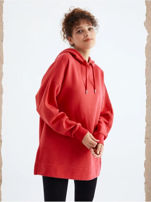 Felpa oversize con tasca tommy - Kiabi