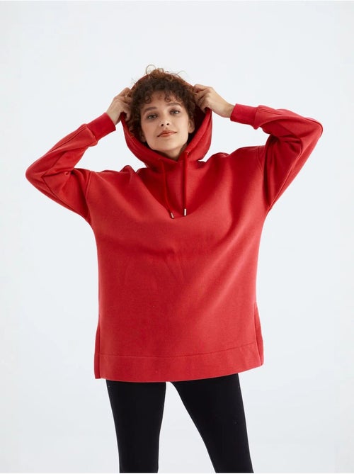 Felpa oversize con tasca tommy - Kiabi
