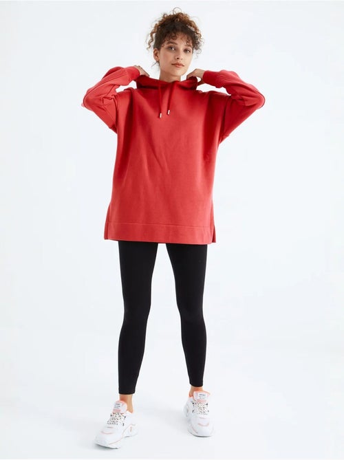 Felpa oversize con tasca tommy - Kiabi