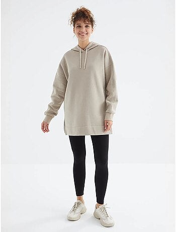 Felpa oversize con tasca tommy