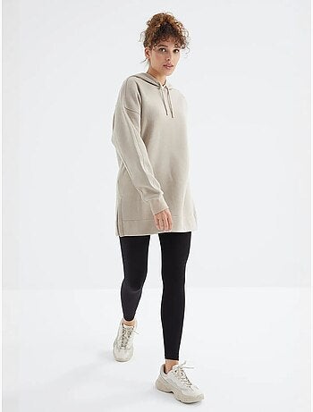 Felpa oversize con tasca tommy