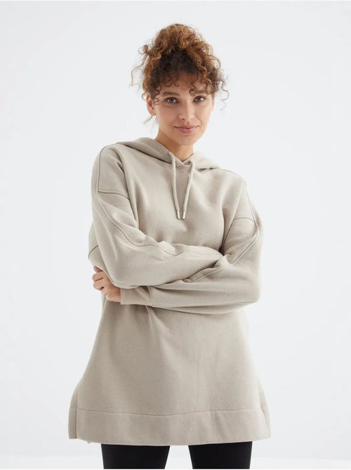 Felpa oversize con tasca tommy - Kiabi