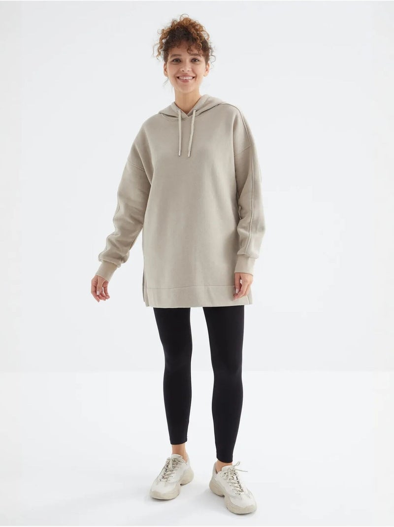 Felpa oversize con tasca tommy Sabbia - Kiabi