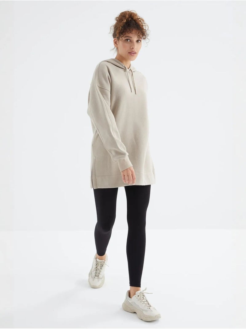 Felpa oversize con tasca tommy Sabbia - Kiabi