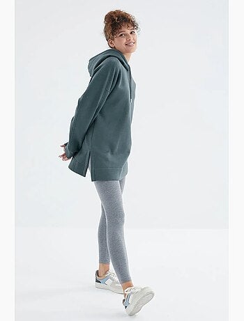 Felpa oversize con tasca tommy