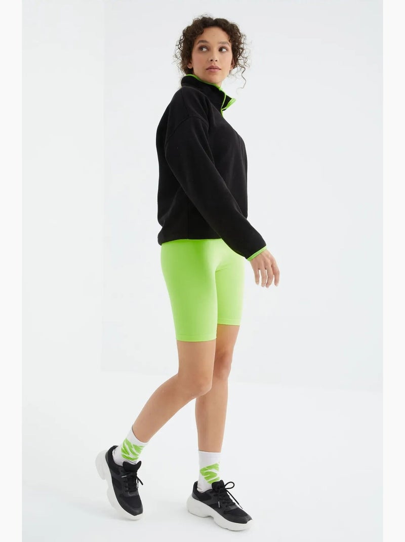 Felpa oversize in peluche con mezza zip tommy Nero - Kiabi