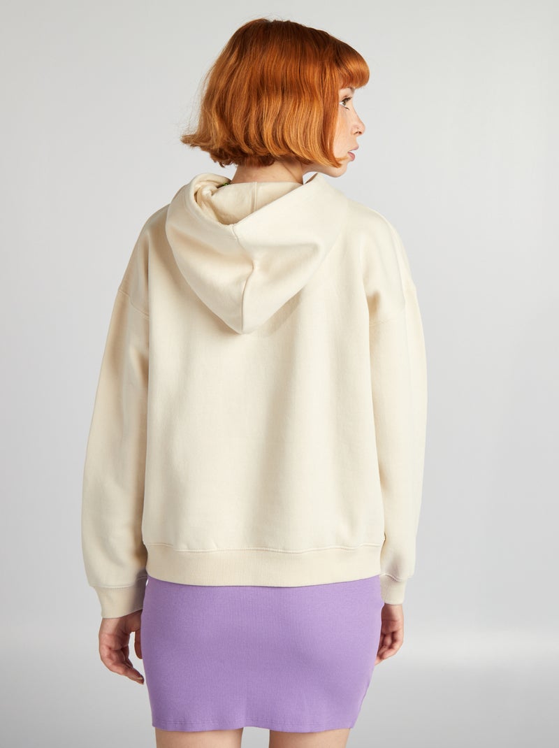 Felpa oversize 'Nirvana' BIANCO - Kiabi