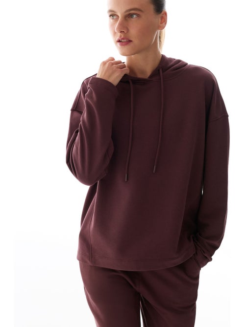Felpa oversize semplice a maniche lunghe penti - Kiabi Felpa oversize semplice a maniche lunghe penti - Kiabi