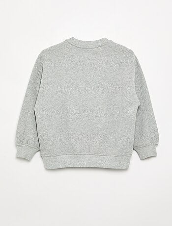 Felpa oversize stampata