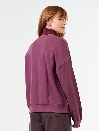 Felpa oversize stampata