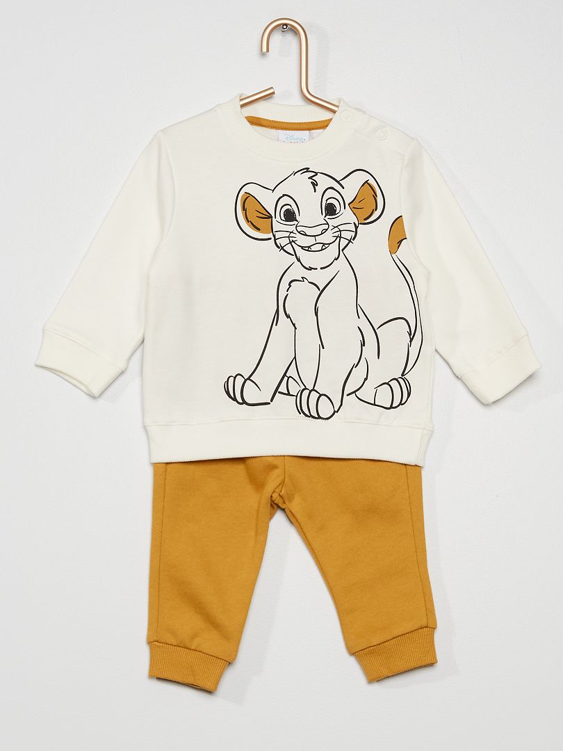 Felpa + pantaloni 'Disney' BIANCO - Kiabi