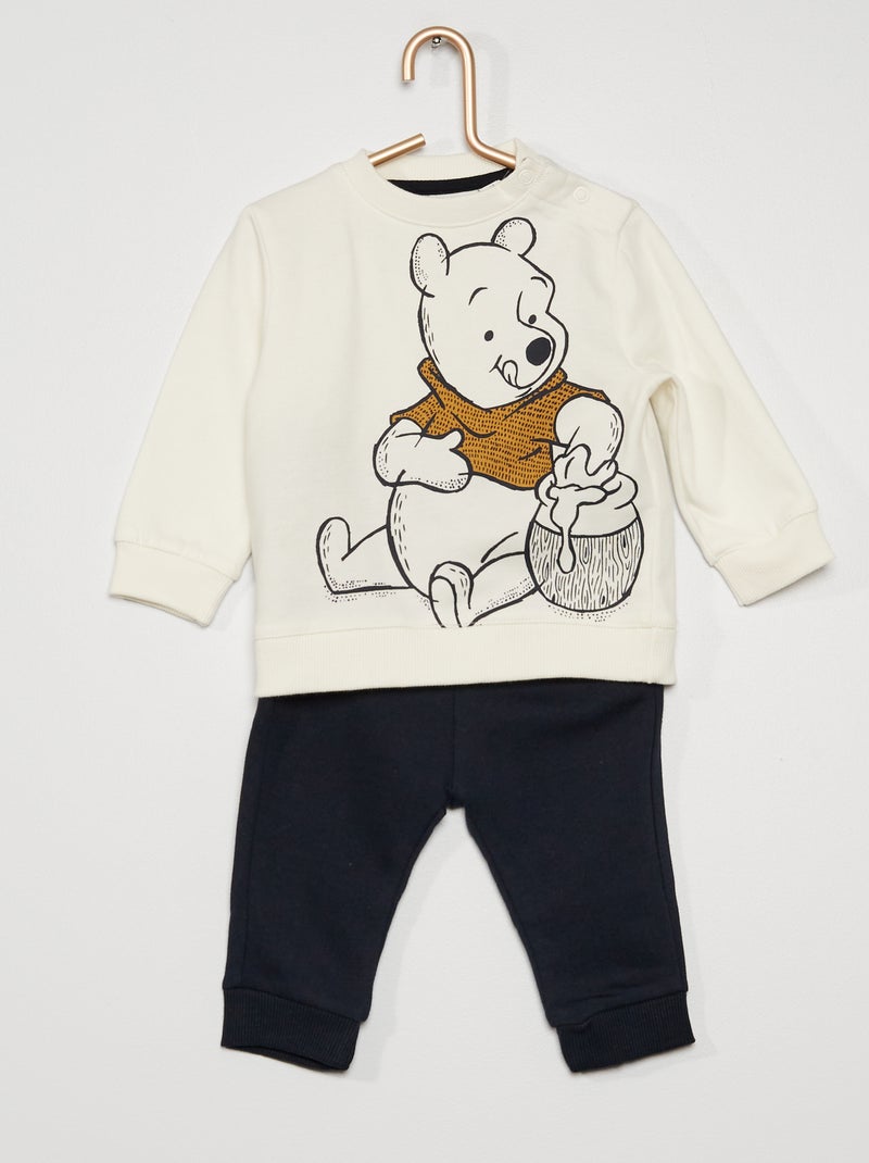 Felpa + pantaloni 'Disney' BIANCO - Kiabi