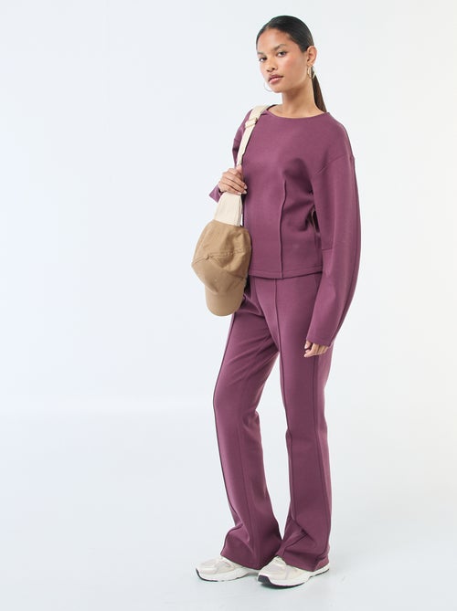 Felpa peplo a girocollo - Kiabi Felpa peplo a girocollo - Kiabi