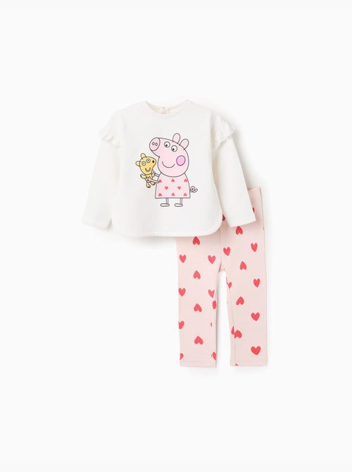 Felpa peppa pig + leggings - Kiabi