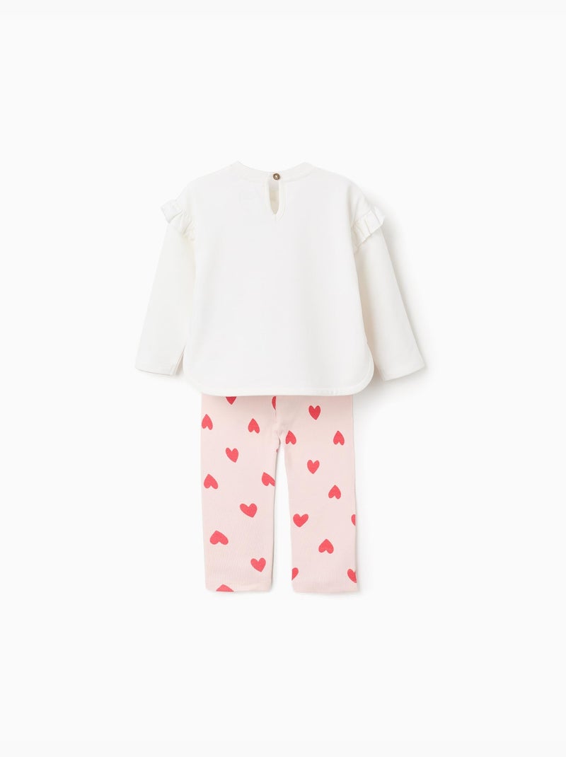 Felpa peppa pig + leggings Rosa chiaro - Kiabi