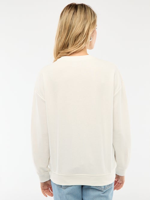 Felpa per allattamento in felpa garzata - Kiabi