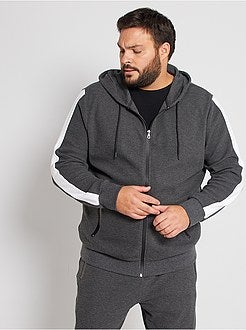 Felpa piqué con zip - Kiabi