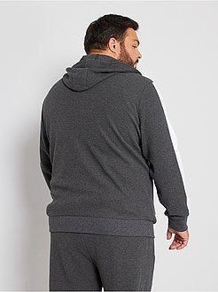 Felpa piqué con zip - Kiabi