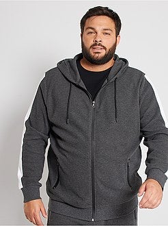Felpa piqué con zip - Kiabi