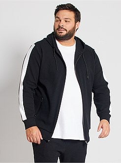 Felpa piqué con zip - Kiabi