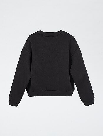 Felpa 'Pokémon' 'Noctali' in felpa garzata morbida e calda