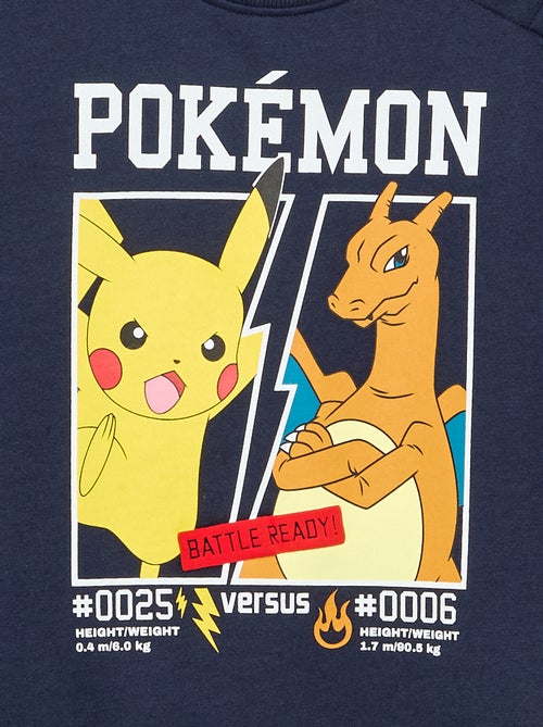 Felpa "Pokémon" "Pikachu" & "Dracofeu" a girocollo - Kiabi Felpa "Pokémon" "Pikachu" & "Dracofeu" a girocollo - Kiabi