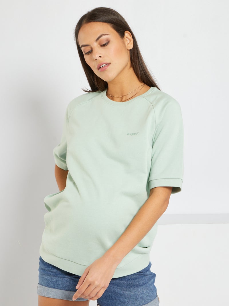 Felpa premaman VERDE - Kiabi