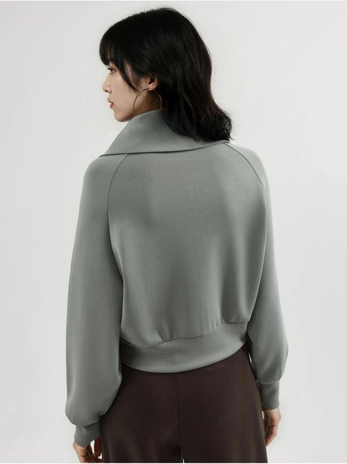 Felpa relaxed fit con zip busem - Kiabi Felpa relaxed fit con zip busem - Kiabi