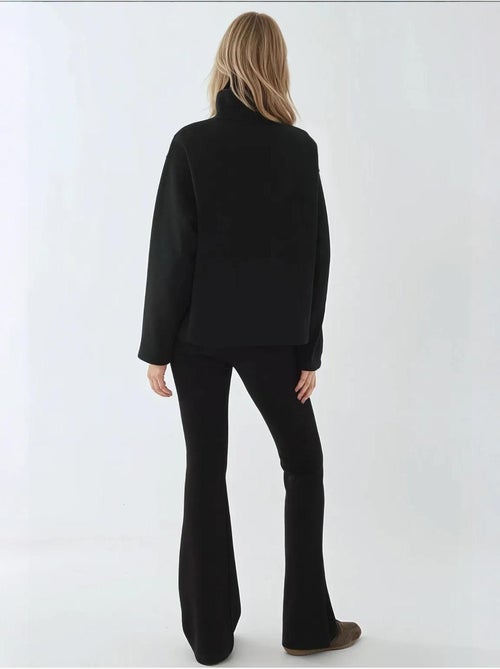 Felpa relaxed fit con zip e maniche lunghe hiccup - Kiabi Felpa relaxed fit con zip e maniche lunghe hiccup - Kiabi