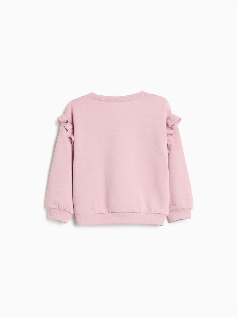 Felpa ricamata, mo fashion Rosa - Kiabi