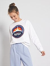 felpa nasa femminile