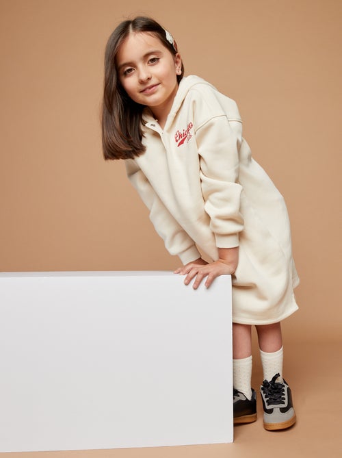 Felpa rosa con cappuccio - So Easy - Kiabi