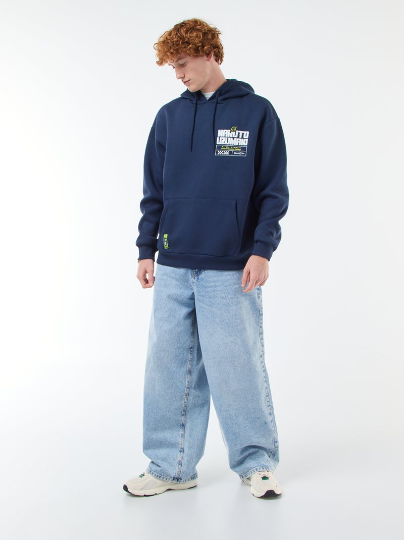 Felpa 'Sahinler' 'Naruto' in cotone Blu - Kiabi