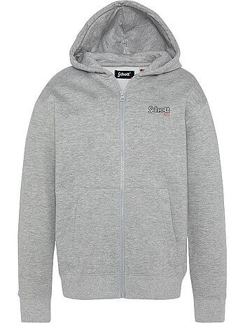 Felpa con Zip Schott da Ragazzo