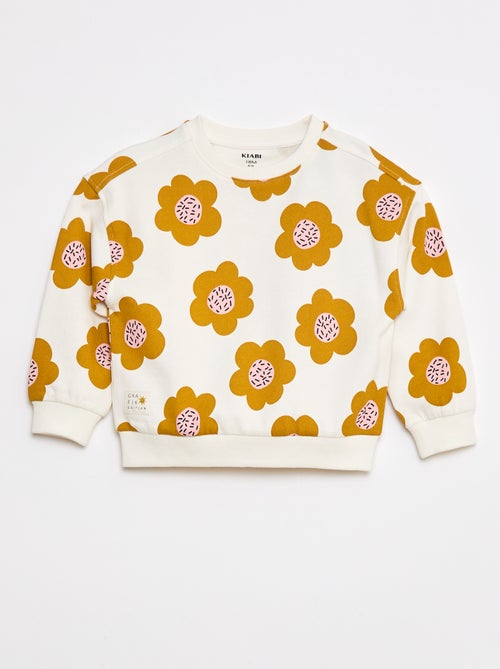 Felpa scollo tondo - Graphik Edition - Kiabi