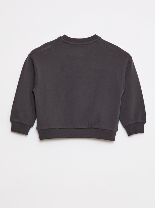 Felpa scollo tondo - Graphik Edition - Kiabi