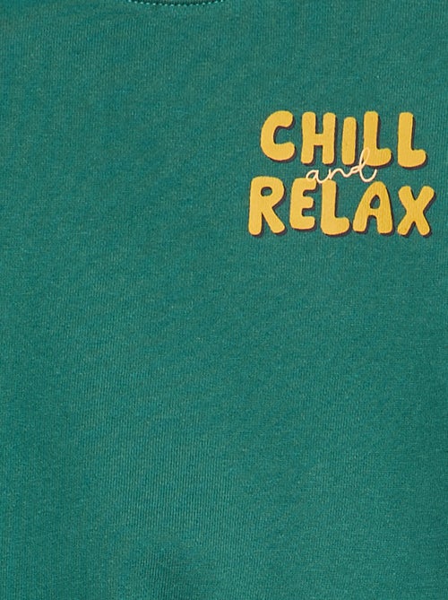 Felpa scollo tondo - Graphik Edition - Kiabi