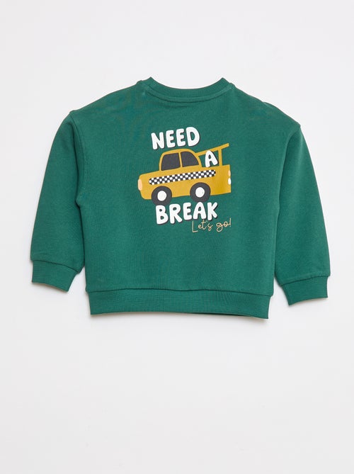 Felpa scollo tondo - Graphik Edition - Kiabi