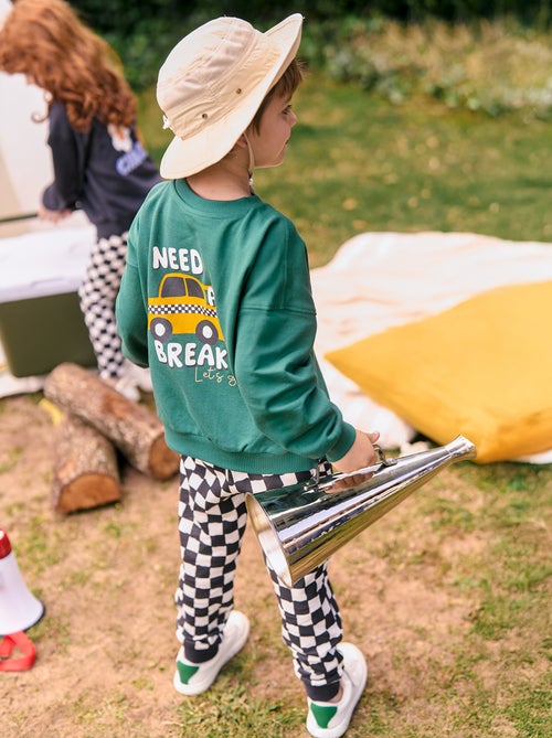 Felpa scollo tondo - Graphik Edition - Kiabi