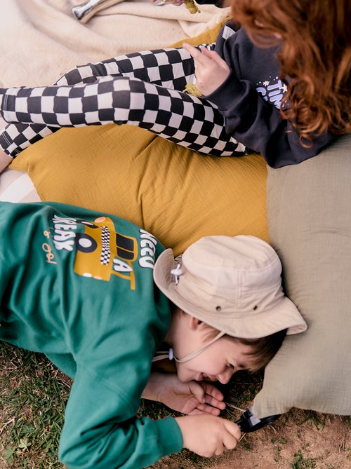 Felpa scollo tondo - Graphik Edition - Kiabi