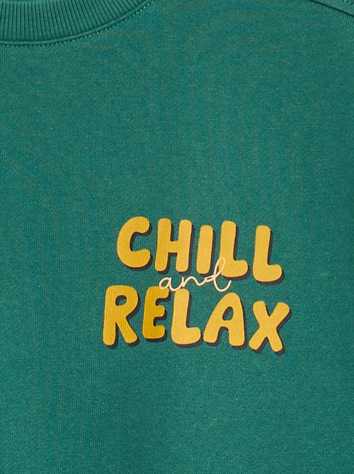 Felpa scollo tondo - Graphik Edition - Kiabi