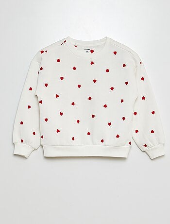 Felpa scollo tondo animata