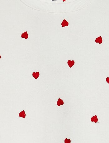 Felpa scollo tondo animata