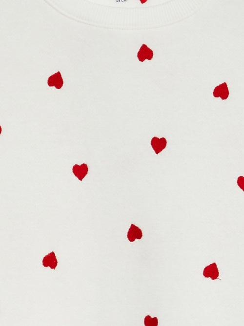 Felpa scollo tondo animata - Kiabi