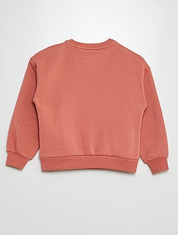 Felpa scollo tondo animata