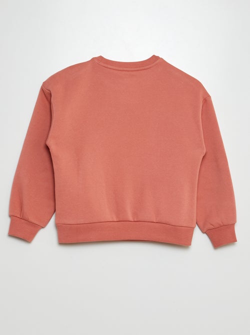 Felpa scollo tondo animata - Kiabi