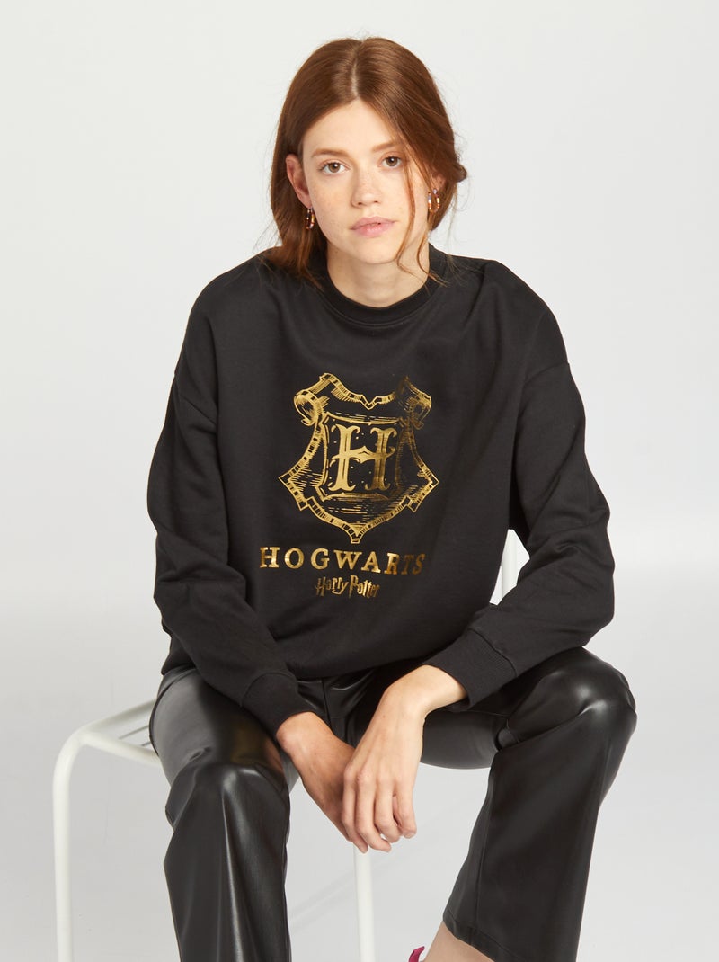 Maglietta Harry Potter Trenino - Canotta Racerback Donna Nero/Erika