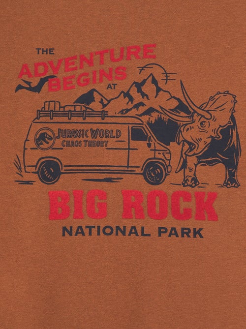 Felpa scollo tondo 'Jurassic World' - Kiabi