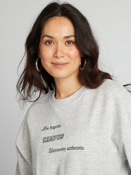 Felpa scollo tondo, maniche corte Los Angeles - Kiabi Felpa scollo tondo, maniche corte Los Angeles - Kiabi