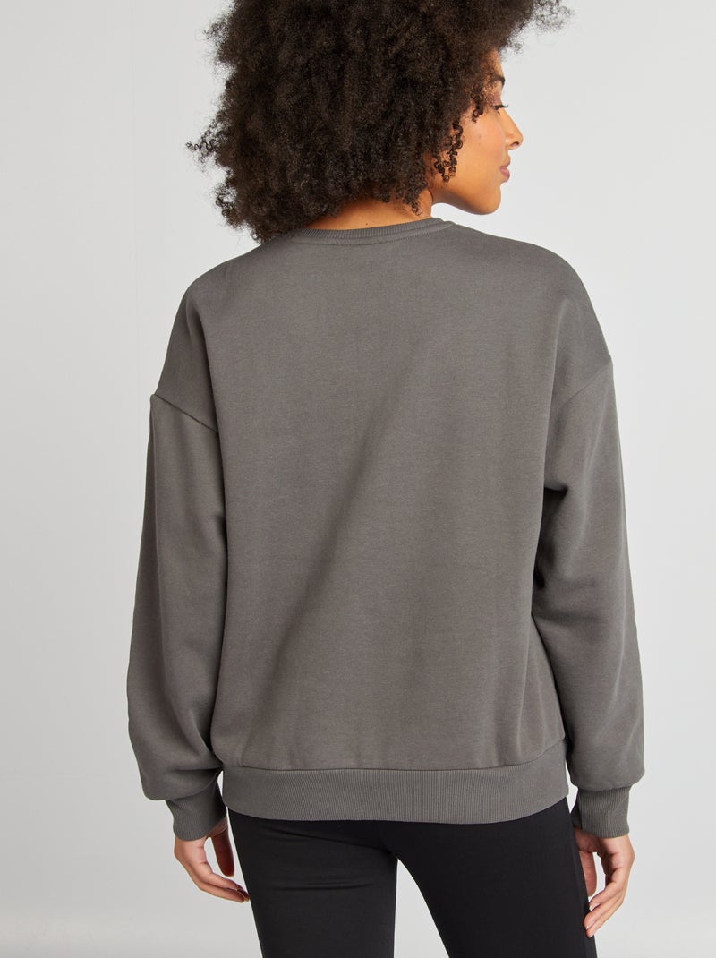 Felpa scollo tondo 'Only Maternity' GRIGIO - Kiabi